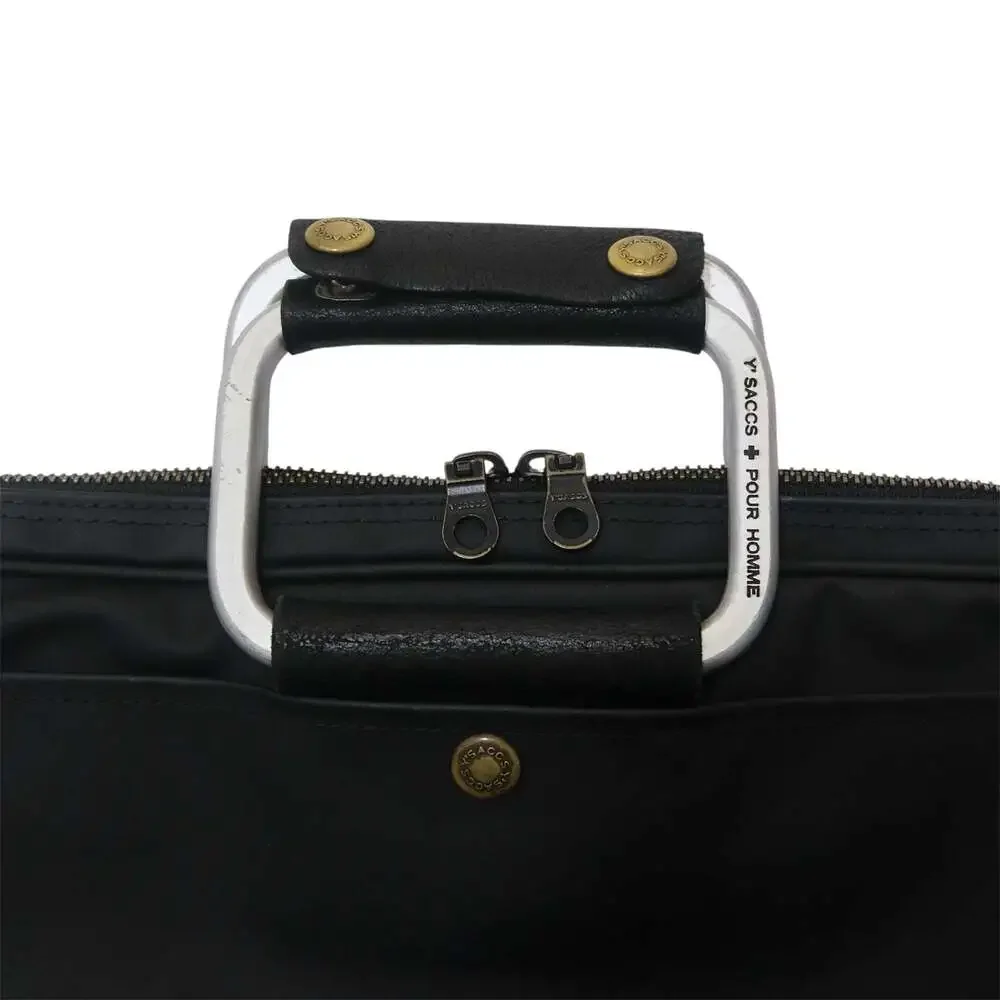 Y’s ACCS + POUR HOMME Black Briefcase Bag 🇯🇵